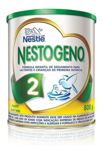 Fórmula infantil em pó Nestlé Nestogeno 2 em lata 800g