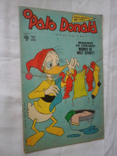 Gibi Pato Donald N 1078 De 1972