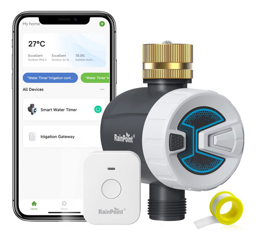 Temporizador De Agua Con Aspersor Wifi Rainpoint 2023 Métr