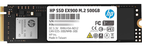 Unidad Ssd Hp Ex900 M.2 500gb Pci Express 3.0 M.2