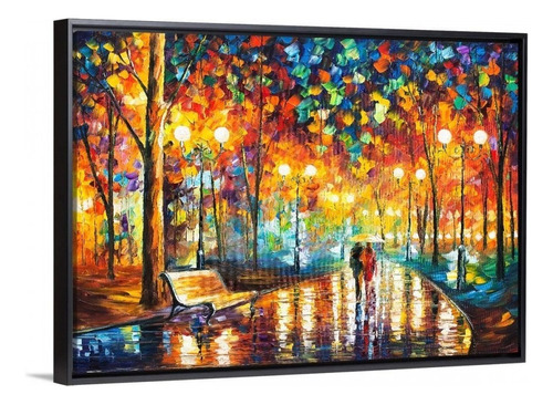 Cuadros Canvas Arte De Leonid Afremov | 90x140 Color Rain's Rustel