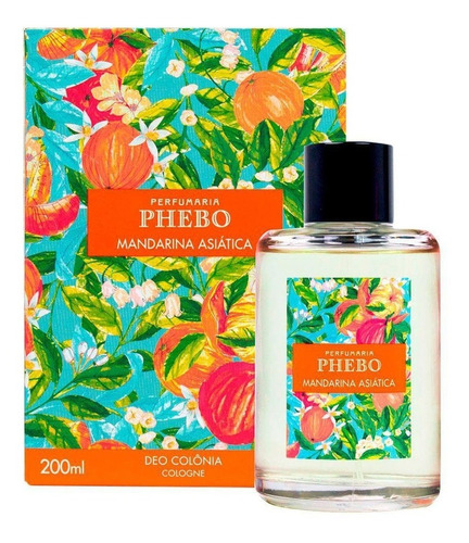 Imagem 1 de 4 de Deo Colônia Phebo Mandarina Asiática 200ml Perfume