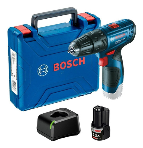 Taladro Bosch Professional Gsb 120-li Con Persecución E Inalámbrico Color Azul marino