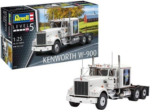 Camión Kenworth W-900 1/24 Model Kit Revell