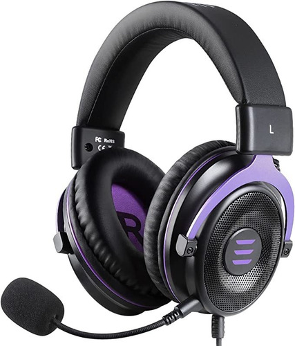 Headset Gamer Eksa E900 P2 / P3 - Drivers 50mm - Purple Cor Violeta-escuro