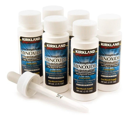 Minoxidil Kirkland 5% Solución Tópica 6 Meses *ms*