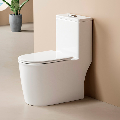 Wc One Piece Design 2045 Joytek Descarga A Piso 30 Cm Blanco
