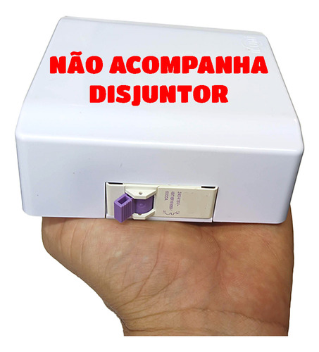 Caixa Sobrepor Tomada P Ar Condicionado Portão Sem Disjuntor