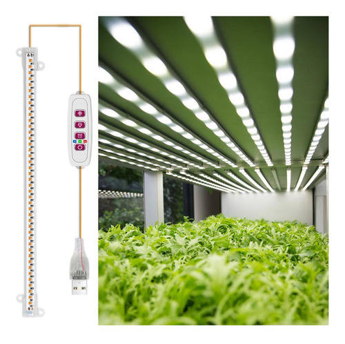 Led Grow Light Full De Encendido Y Apagado Automático 8 12