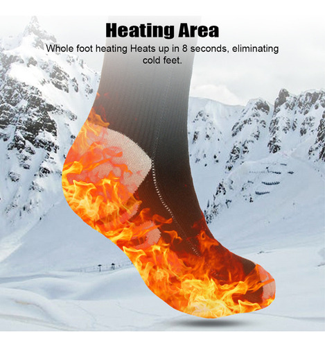 Calcetines Warm Heating Power App - Batería Recargable Con C