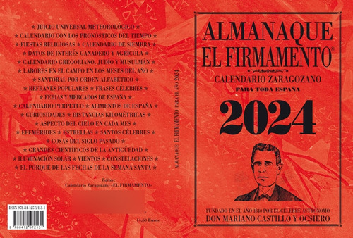 Almanaque El Firmamento 2024 Zaragozano - Aa,vv