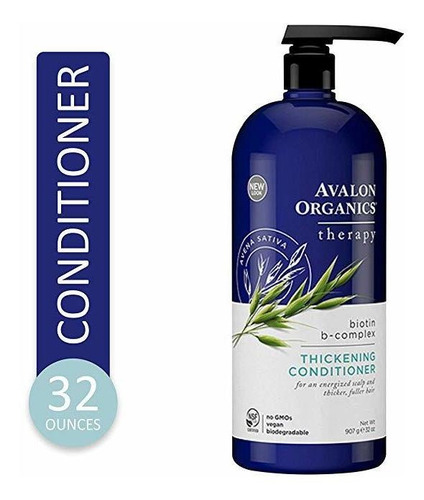 Avalon Organics Biotina Del Complejo B Engrosamiento Acondic
