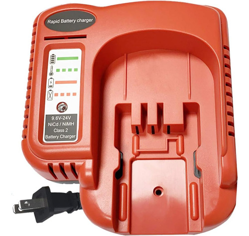 Bdfc240 9.6v-24v Batería Cargador Para Black & Decker 24v 18