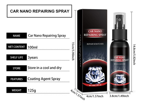 Spray Reparador Creativo Para Automóviles De Vidrio Superhid