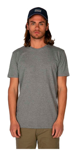 Imagen 3 de 7 de Remera Billabong Fundamental Neutral Tee Gris Hombre