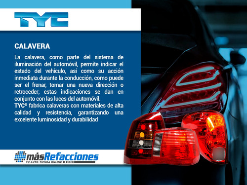 Par Calaveras Chrysler Caravan 2001-2002-2003 P/3 Focos Tyc