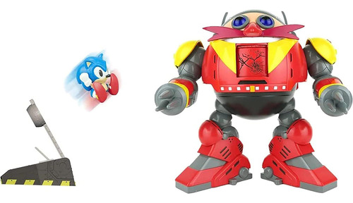 Juego Batalla Robot Eggman Gigante Sonic The Hedgehog Con