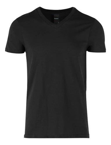 Playera Para Hombre Bones Fit 1 Pza Cuello V 3700mv Algodón