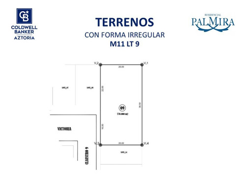 Manzana 11 Lote 9 Palmira