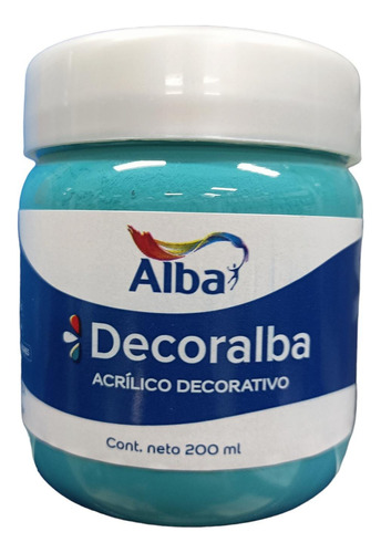 Pintura Acrílica Alba 200ml Verde Mediano