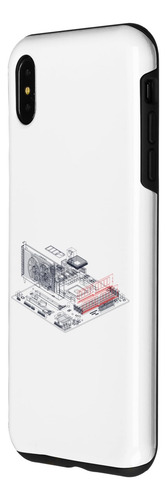 iPhone XS Max Graphics Card Wireframe, Computadora Gpu It Te