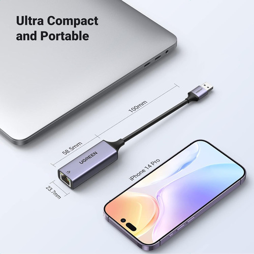 Adaptador Usb 3.0 A Ethernet Ugreen - Nintendo Switch,