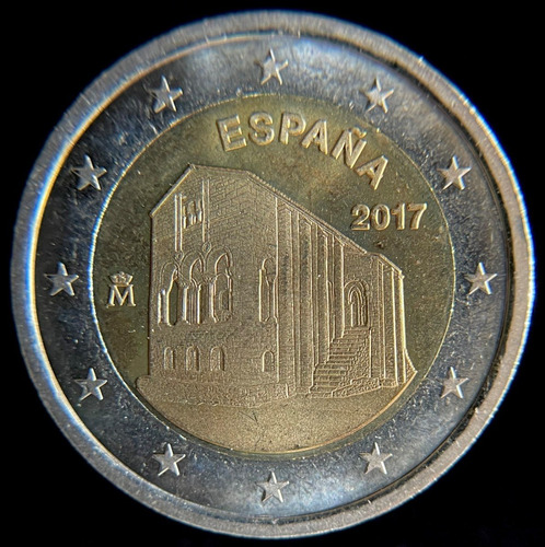 España, 2 Euros, 2017. Felipe Vl. Iglesias Asturias. Unc