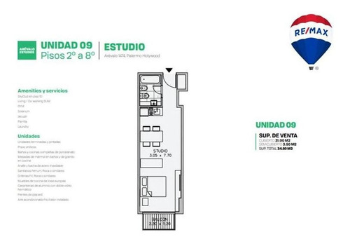 Imagen 22 de 25 de Emprendimiento Balcón Palermo Departamentos Apto