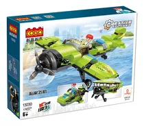 Comprar Bloques Para Armar Cogo 3 En 1  Avion Avioneta Moto Acuatica