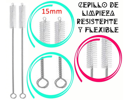 Imagen 6 de 7 de Bong Pipa Cristal Silic Elefante Clutch + Repuesto + Cepillo