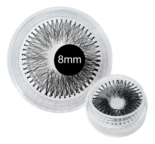 comprar Cílios Tufo Tufinho No Pote Extensão Alongamento 1 Unidade Comprimento 10 Mm Cor Preto Tipo De Curvatura C