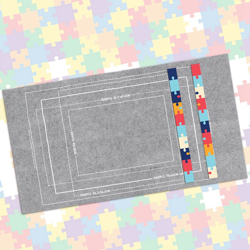 Alfombrilla De Fieltro Enrollable Para Guardar Rompecabezas