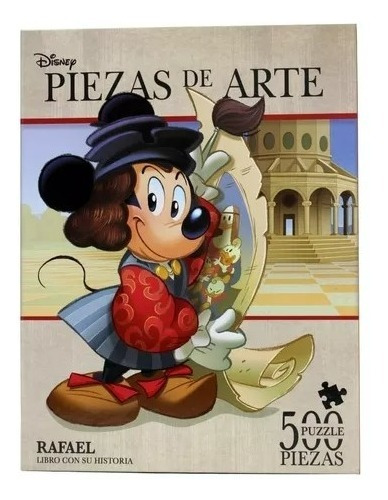 Puzzle Piezas De Arte 500 Piezas Rafael Libro Con Historia