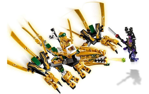 Kit De Armado Lego Ninjago 70666 , Dragón Dorado , 171 Pzs