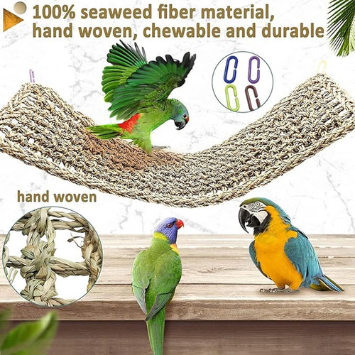 Escalera De Cuerda Para Escalar Loros, Juguetes 99cmx18.5cm