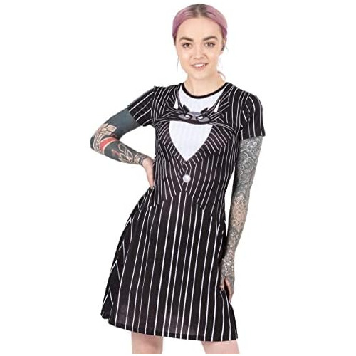 Vestido De Jack Skellington Mujeres De Pesadilla Antes ...