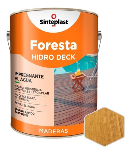 Foresta Hidrodeck | Impregnante Madera En Exteriores | 20lt