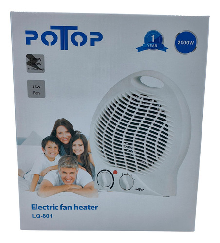 Estufa Electrica Caloventilador Calor Frio 1000/2000w