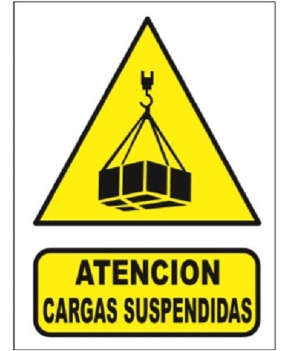 Cartel Seguridad Advertencia 40 X 45 - Alto Impacto 0.8 Mm