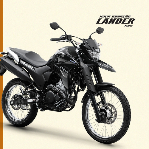 Lander 250 Abs 2021 Yamaha 0km Preto