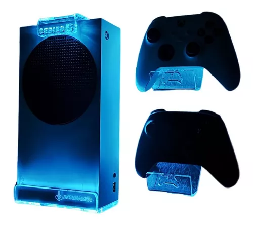  Soporte de pared para Playstation 4 PS4 con kit de iluminación  LED multicolor + 2 soportes de control (PS4 PRO) : Videojuegos