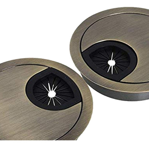 4 Pces 50mm Mesa De Computador Grommet Cabo Porta Fio Buraco