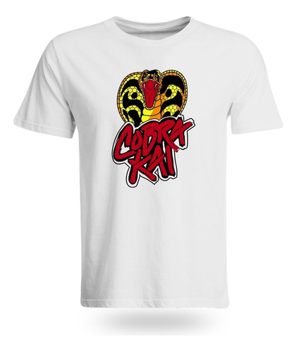 Camiseta Cobra Kai Logo Personalizada Unisex Adultos