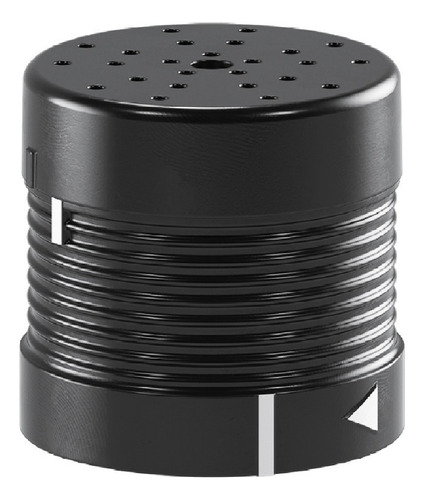 Coluna Luminosa Buzzer Intermitente 24vac/dc Preto