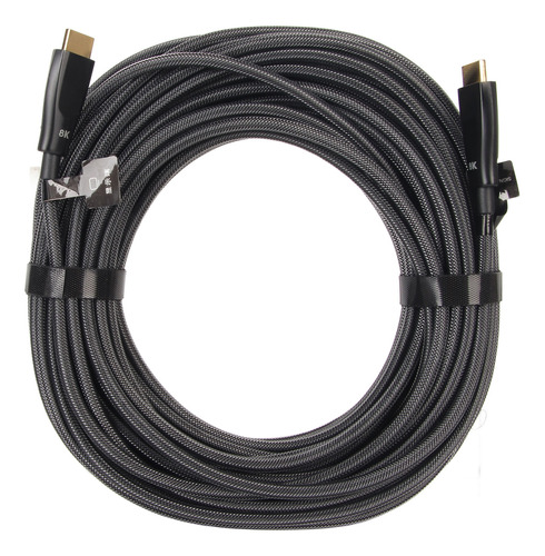 Cable 2.1 De Interfaz Multimedia Hd De Fibra Óptica 8k, 50,