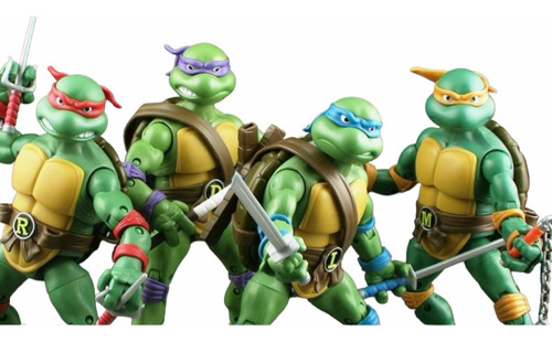 Tortugasninja Tortugas Ninja Adolescentes Mutantes Figurasx4