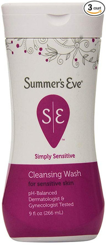 Summers Eve Cleansing Wash, Para Piel Sensible, Sensible Sim
