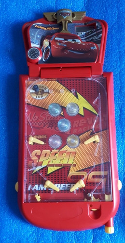 Imagen 1 de 4 de Pinball De Cars Con Luces Y Sonidos (requiere 4 Pilas C)