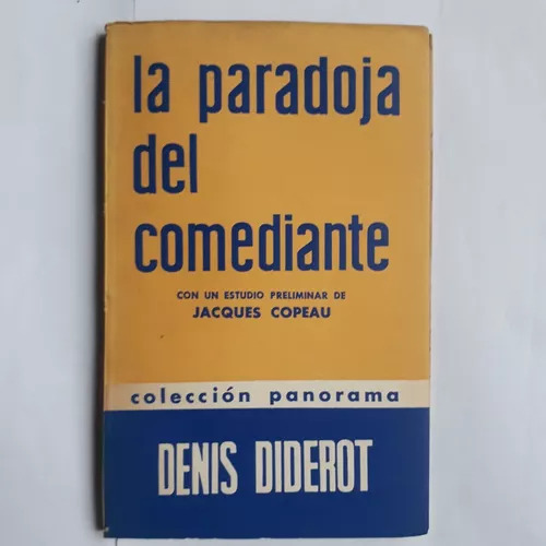 La Paradoja Del Comediante  Denis Diderot