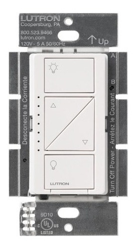 Atenuador Dimmer No Requiere Cable Neutro Lutron Electronics